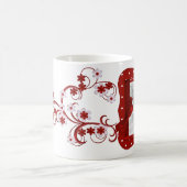 コップのテンプレートバレンタインの日のギフト コーヒーマグカップ (中央)