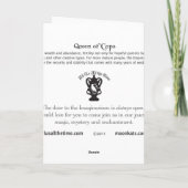 コップの女王 カード (裏面)