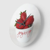 コップの春 ラージ壁時計 (傾斜)