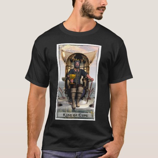 コップの暗闇のTシャツの王 Tシャツ (正面)