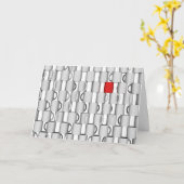 コップの狂気カード カード (黄色い花)