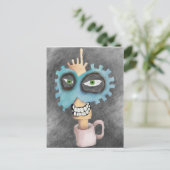 コップの頭部 ポストカード (スタンド正面)