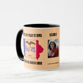 コップはアイオワのPalinのために組織します マグカップ (正面左)