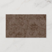 コップはベーカリーの甘い御馳走名刺を固めます 名刺 (裏面)