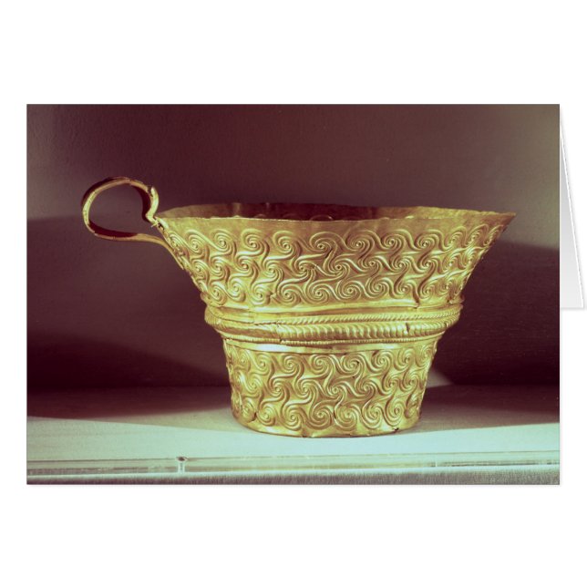 コップはPeristeriaでtholosの墓で見つけました (正面横)