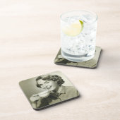 コップを握っている女性 コースター (右側)