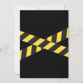 コップアンドロバーズ誕生日シャルボード 招待状 (裏面)