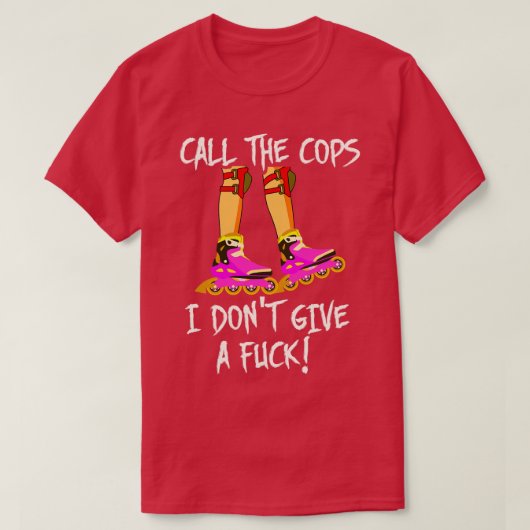 コップスローラー集団の呼び出し Tシャツ (デザイン正面)