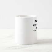 コップ半分の コーヒーマグカップ (中央)