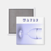 コップ1杯の水 マグネット (正面/裏面)