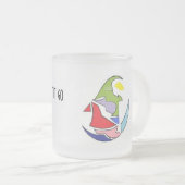 コップ|の曇らされたガラスのマグのあなたの精神の航海 フロストグラスマグカップ (正面右)