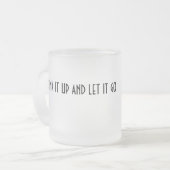 コップ|の曇らされたガラスのマグのあなたの精神の航海 フロストグラスマグカップ (正面左)