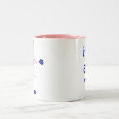 コップ- "私"についてあります完全に ツートーンマグカップ (中央)