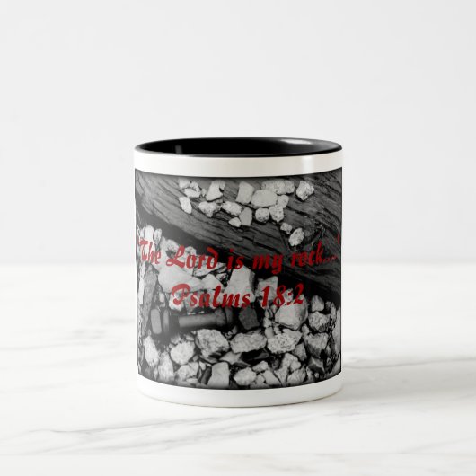 コップ-賛美歌の18:2 ツートーンマグカップ (中央)