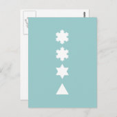 コッホ雪 ポストカード (正面/裏面)