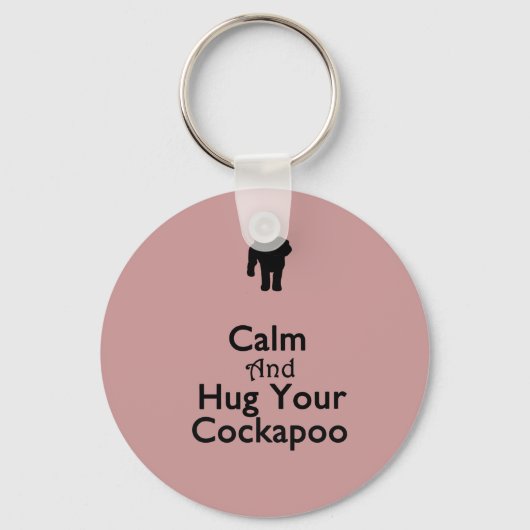 コッ保クポットを抱き締める キーホルダー (正面)