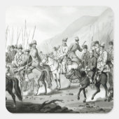 コッ違うサックのロシアの部族 スクエアシール (正面)