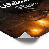 コツやトレーターがハロウィンを不気味歓迎 ポスター (角)