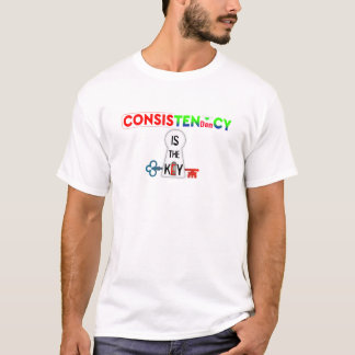 コツコツが鍵、モチベーショナルTシャツ Tシャツ