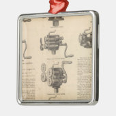 コツコツつつく音、StowおよびWilcox Company メタルオーナメント (左)