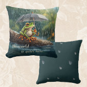 コテお洒落グコアフロッグザワールドはここが静かだ クッション