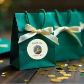 コテお洒落ジェコアエルバースデーパーティ感謝していー ラウンドシール