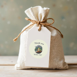 コテお洒落ジェコアエルバースデーパーティ感謝していー ラウンドシール