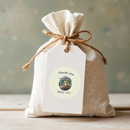 コテお洒落ジェコアエルバースデーパーティ感謝していー ラウンドシール