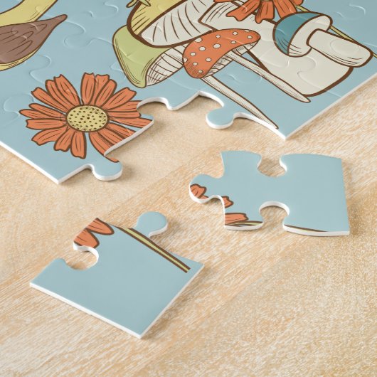 コテかわいらしガコアの鳥獣パーソナライズされた ジグソーパズル (側面)