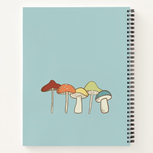 コテかわいらしガコアの鳥獣パーソナライズされた ノートブック (裏面)