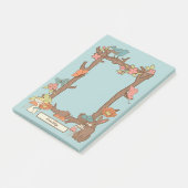 コテかわいらしガコアの鳥獣パーソナライズされた ポストイット (アングル)