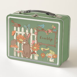 コテかわいらしガコアの鳥獣パーソナライズされた メタルランチボックス