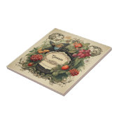 コテエレガントガセオボタニカルガーデンパーソナライズされた タイル (側面)