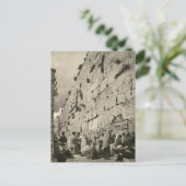 コテルウエスタンウェイリングウォールブラックエルサレムヴィンテージ ポストカード (スタンド正面)