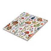 コテージお洒落コアヴィレッジ、マッシュルーム、自然 タイル (側面)