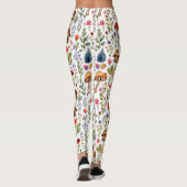 コテージお洒落コアヴィレッジ、マッシュルーム、自然 レギンス (裏面)