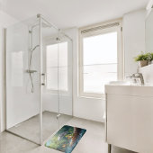 コテージお洒落コーガフロージウッドランドレインデイ バスマット