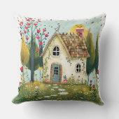 コテージお洒落ピローコージーホームデコール クッション (正面)