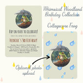 コテージお洒落ーコアエルバースデーパーティー 招待状