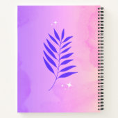 コテージかわいいキノコとカタツムリ ノートブック (裏面)