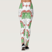 コテージかわいいヒキガエルとキノコ レギンス (裏面)