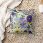 コテージかわいらしの花 クッション (ブランケット)