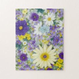 コテージかわいらしの花 ジグソーパズル