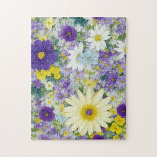 コテージかわいらしの花 ジグソーパズル (縦)