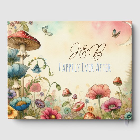 コテージかわいらしコアヴィンテージウェディング ゲストブック (裏面)