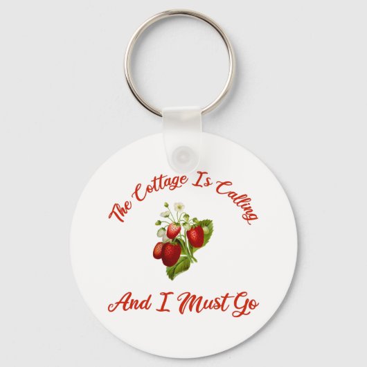 コテージが来て行かねばならない キーホルダー (正面)
