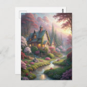 コテージとガーデン ポストカード (正面/裏面)