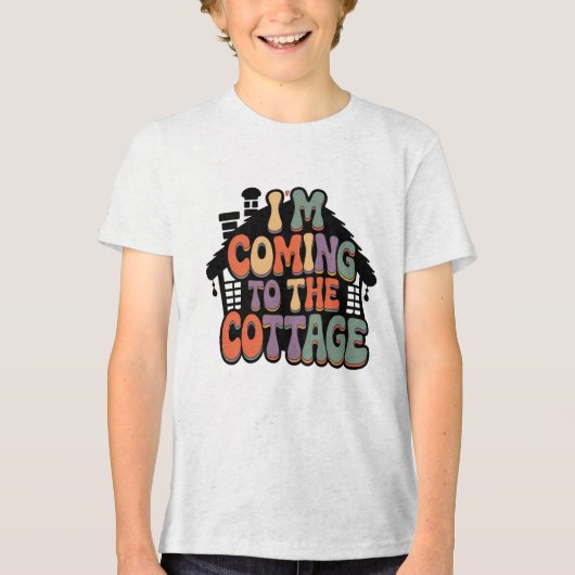 コテージに来ます トライブレンドＴシャツ (正面)