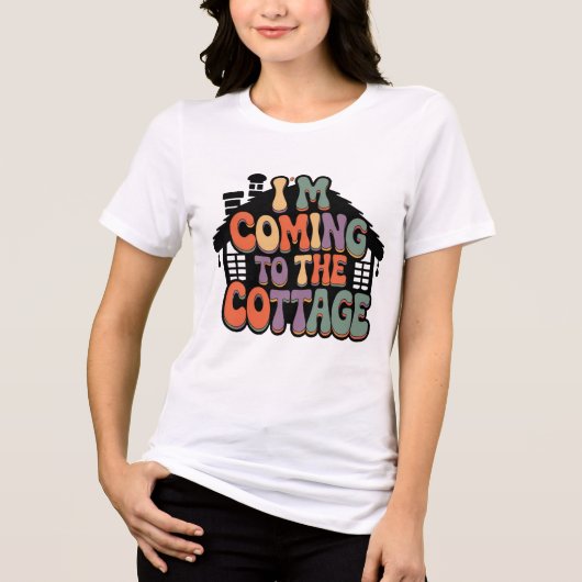 コテージに来ます トライブレンドＴシャツ (正面)