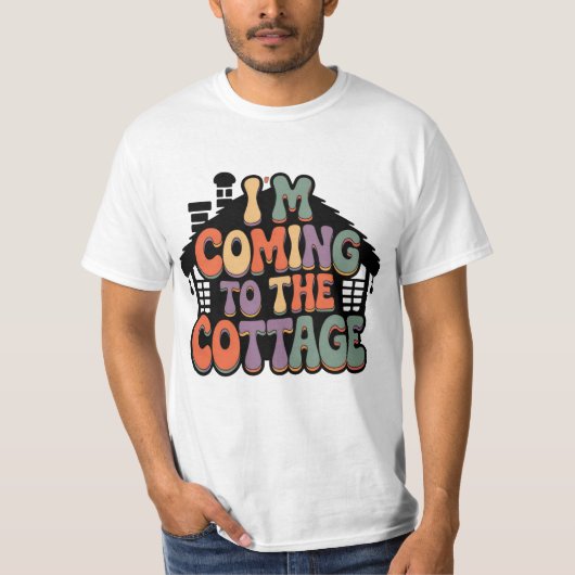 コテージに来ます Tシャツ (正面)
